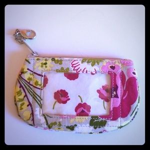 ️ Make Me Blush Vera Bradley ID Clip Coin Purse